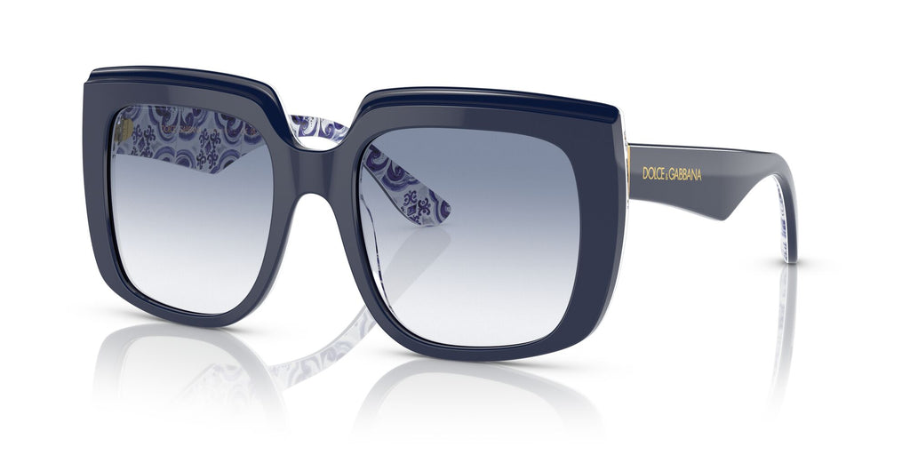 Dolce & Gabbana 0DG4414 341419 54 Blue On Blue Maiolica/ Clear Gradient Light Blue