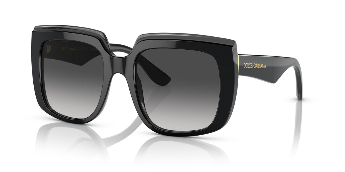 Dolce & Gabbana 0DG4414 501/8G 54 Black On Transparent Black/ Grey Gradient 54 / Plastic