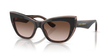 Dolce & Gabbana 0DG4417 325613 54 Havana/Transparent Brown/ Gradient Brown 54 / Plastic