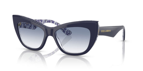 Dolce & Gabbana 0DG4417 341419 54 Blue On Blue Maiolica/ Clear Gradient Light Blue 54 / Polyamide / Acetate / Acetate
