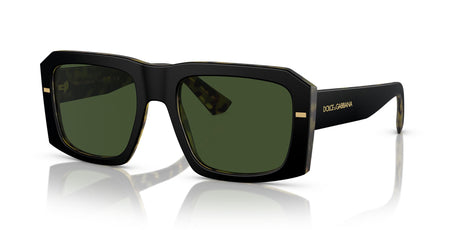 Dolce & Gabbana 0DG4430F 340471 54 Matte Black On Yellow Havana/ Dark Green 54 / Polyamide / Acetate / Acetate