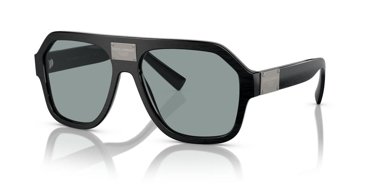 Dolce & Gabbana 0DG4433F 282087 58 Brushed Black/ Dark Grey 58 / Polyamide / Acetate / Acetate