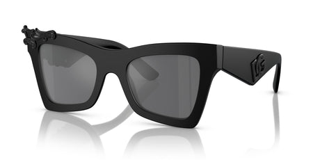 Dolce & Gabbana 0DG4434 25256G 51 Matte Black/ Grey Mirror Black 51 / Polyamide / Acetate / Acetate