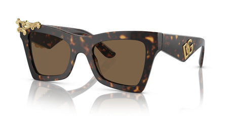 Dolce & Gabbana 0DG4434 502/73 51 Havana/ Dark Brown 51 / Polyamide / Acetate / Acetate