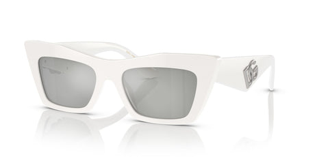 Dolce & Gabbana 0DG4435 33128V 53 White/ Clear Mirror Silver 53 / Polyamide / Acetate / Acetate