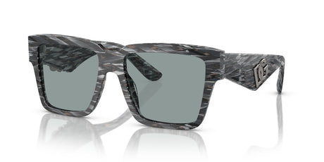 DG 4436 Dolce & Gabbana  Striped Black / Dark Grey 55 55 / Polyamide / Acetate / Acetate