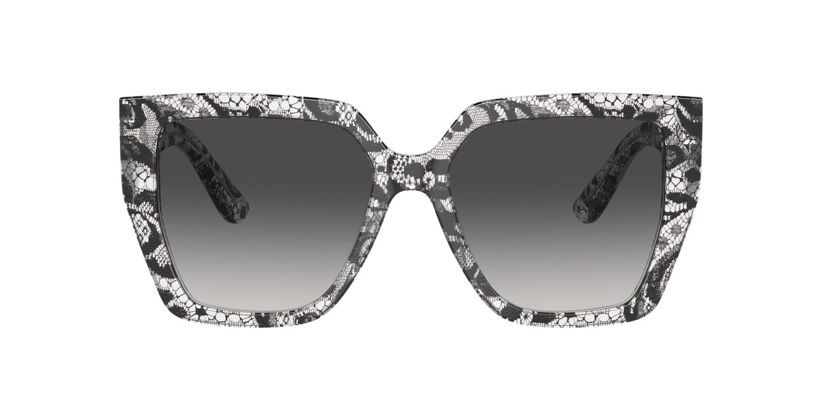 Dolce & Gabbana 0DG4438 32878G 55 Black Lace/ Grey Gradient