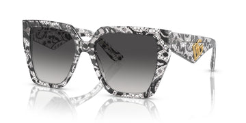 Dolce & Gabbana 0DG4438 32878G 55 Black Lace/ Grey Gradient 55 / Polyamide / Acetate / Acetate