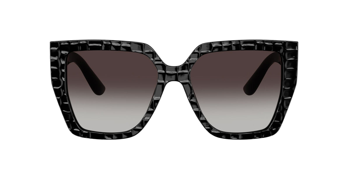 Dolce & Gabbana 0DG4438 32888G 55 Black Texture Cocco/ Grey Gradient