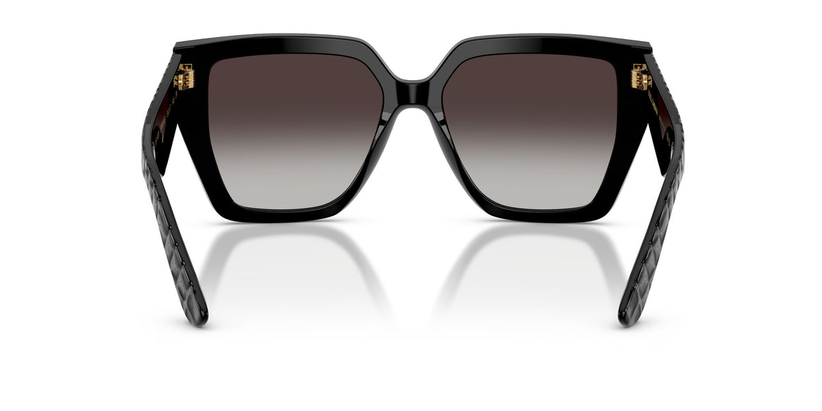 Dolce & Gabbana 0DG4438 32888G 55 Black Texture Cocco/ Grey Gradient
