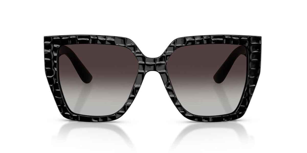Dolce & Gabbana 0DG4438 32888G 55 Black Texture Cocco/ Grey Gradient