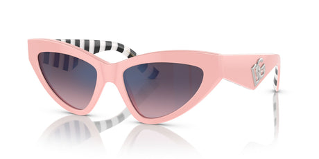 Dolce & Gabbana 0DG4439 3098H9 55 Pink/ Rose Gradient Grey Mirror Blue 55 / Polyamide / Acetate / Acetate