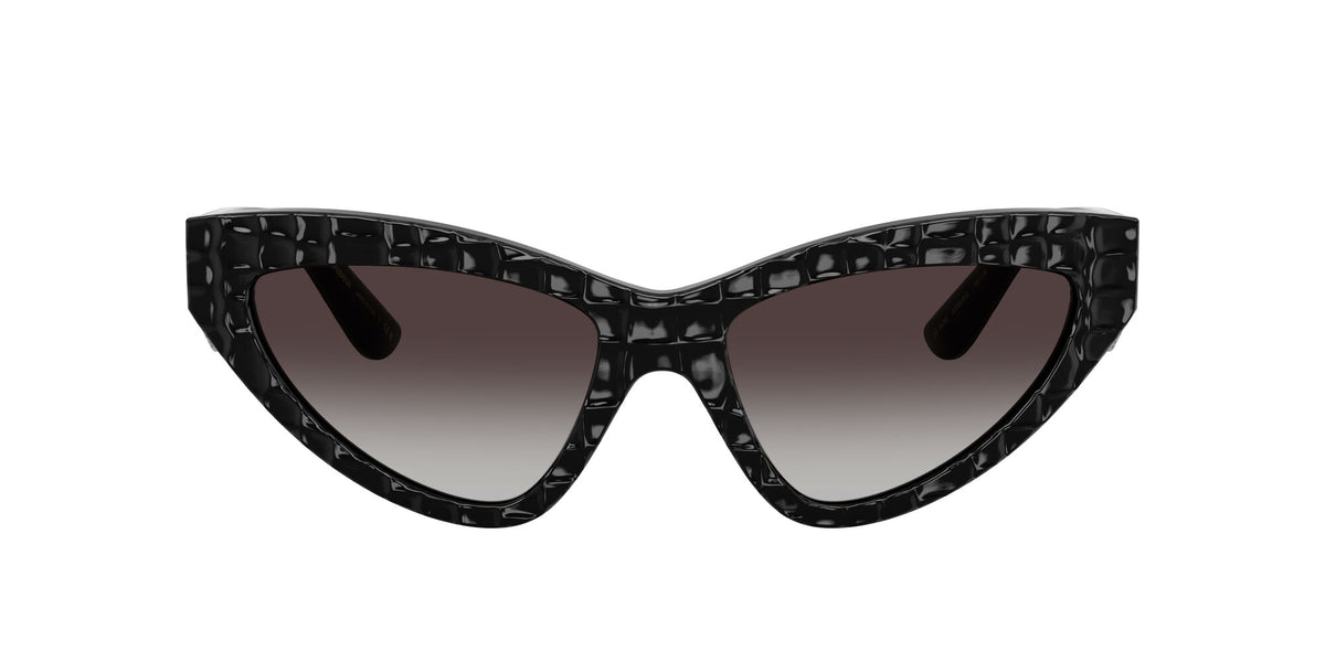 Dolce & Gabbana 0DG4439 32888G 55 Black Texture Cocco/ Grey Gradient