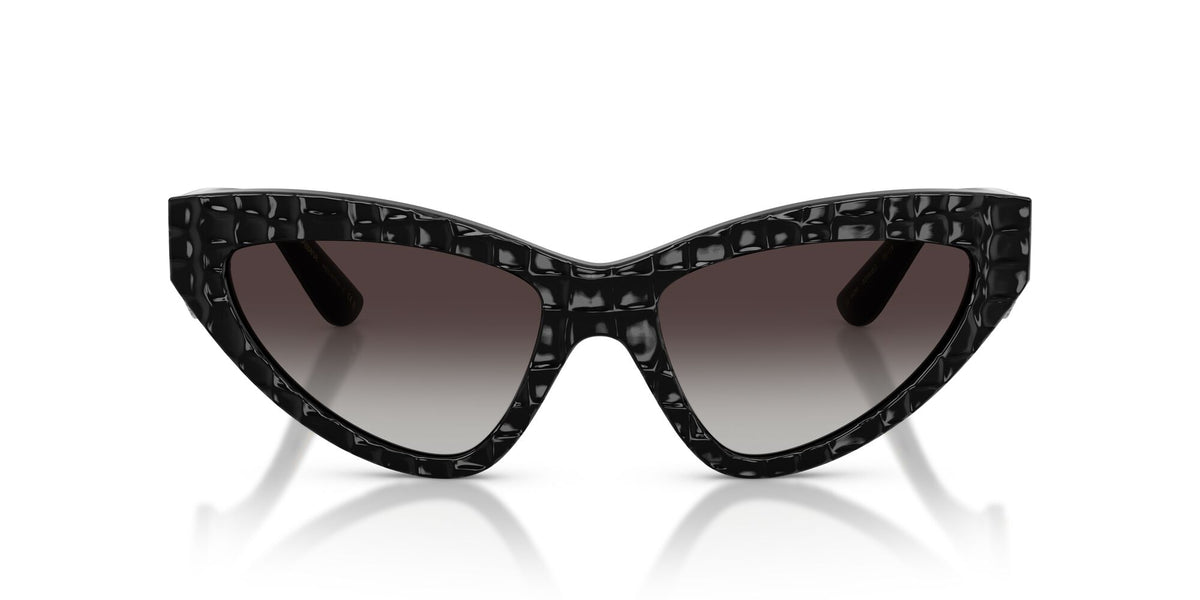 Dolce & Gabbana 0DG4439 32888G 55 Black Texture Cocco/ Grey Gradient
