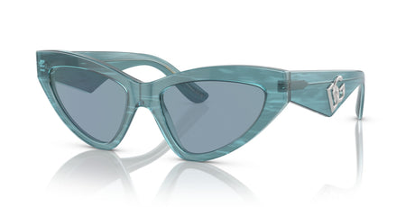 Dolce & Gabbana 0DG4439 3406E3 55 Fleur Azure/ Blue 55 / Polyamide / Acetate / Acetate