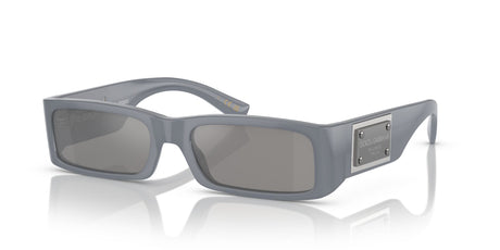 Dolce & Gabbana 0DG4444 30906G 55 Grey/ Light Grey Mirror Silver 55 / Polyamide / Acetate / Acetate