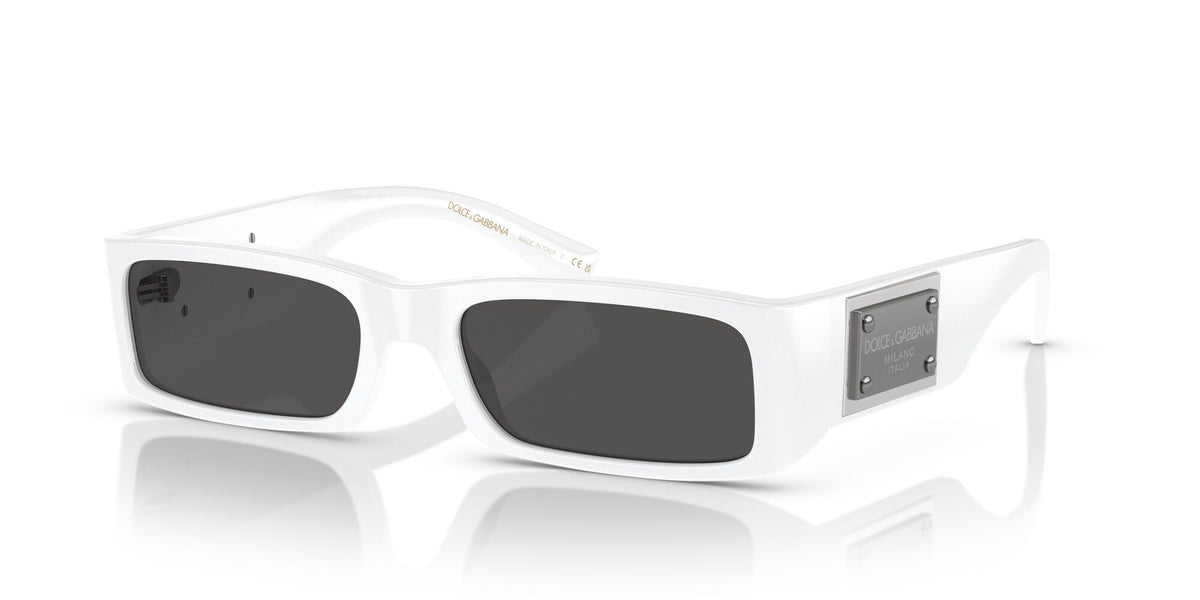 Dolce & Gabbana 0DG4444 331287 55 White/ Dark Grey 55 / Polyamide / Acetate / Acetate