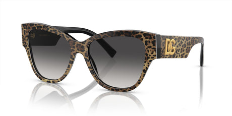 Dolce & Gabbana 0DG4449 31638G 54 Leo Brown On Black/ Grey Gradient 54 / Polyamide / Acetate / Acetate