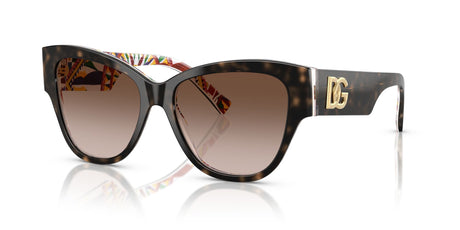 Dolce & Gabbana  0DG4449 321713 54 Havana On White Barrow/ Brown Gradient