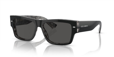 Dolce & Gabbana 0DG4451F 340387 55 Black On Grey Havana/ Dark Grey 55 / Polyamide / Acetate / Acetate