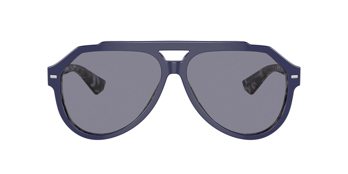 Dolce & Gabbana 0DG4452F 3423/1 60 Blue On Blue Havana/ Grey - Blue Star Eyewear