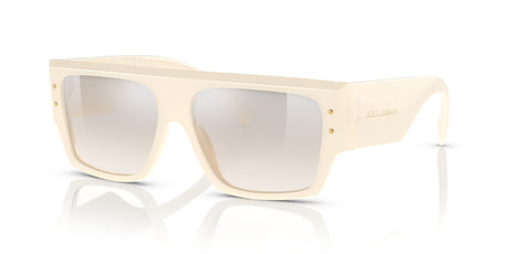 Dolce & Gabbana 0DG4459 3427J6 56 Ivory/ Light Yellow Mirror Silver Gradient 56 / Polyamide / Acetate / Acetate