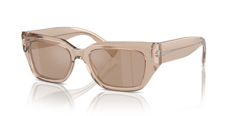 Dolce & Gabbana 0DG4462 34325A 52 Transparent Camel/ Light Brown Mirror Flash Gold