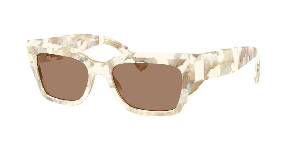 Dolce & Gabbana 0DG4462 346173 52 Pearl Havana Cream/ Solid Brown