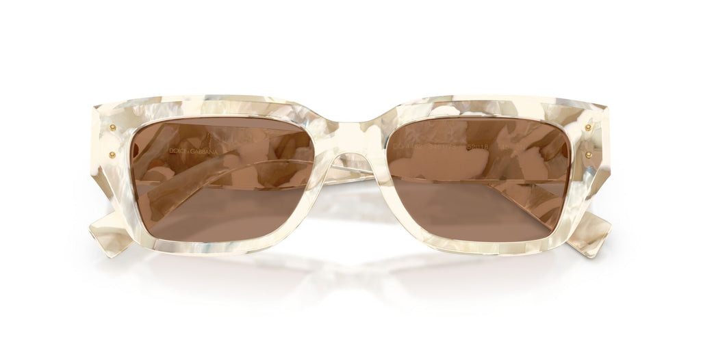 Dolce & Gabbana 0DG4462 346173 52 Pearl Havana Cream/ Solid Brown