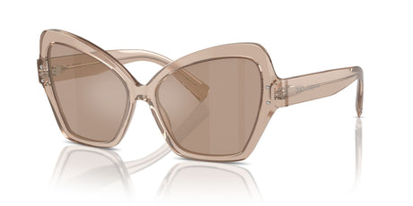 Dolce & Gabbana 0DG4463F 34325A 56 Transparent Camel/ Light Brown Mirror Flash Gold