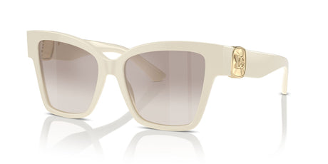 Dolce & Gabbana 0DG4470F 331294 54 Cream/ Clear Gradient Brown Mirror Silver