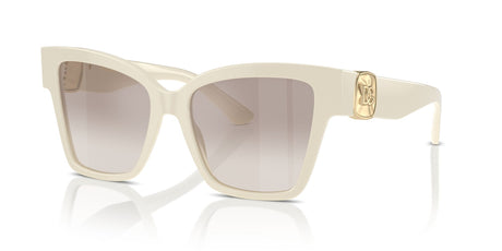 Dolce & Gabbana 0DG4470 331294 54 Cream/ Clear Gradient Brown Mirror Silver