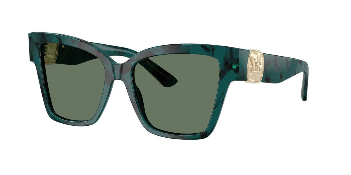 Dolce & Gabbana 0DG4470 3460/2 54 Pearl Havana Petroleum/ Dark Green