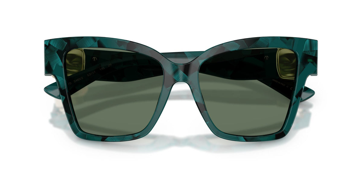 Dolce & Gabbana 0DG4470 3460/2 54 Pearl Havana Petroleum/ Dark Green