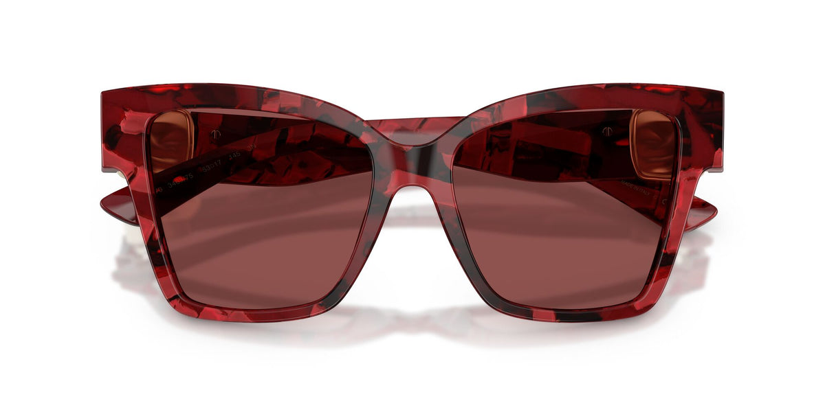 Dolce & Gabbana 0DG4470 346375 54 Pearl Havana Red/ Dark Violet