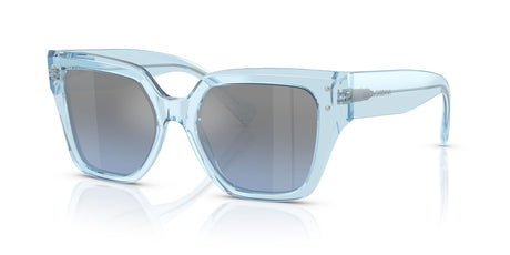 Dolce & Gabbana  0DG4471 33227C 52 Transparent Blue/ Light Blue Mirror Silver Grad
