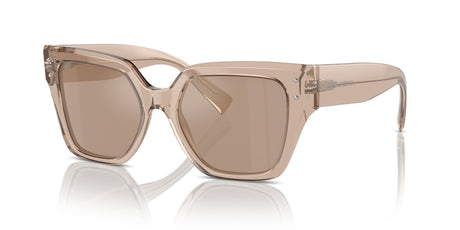 Dolce & Gabbana 0DG4471 34325A 52 Transparent Camel/ Light Brown Mirror Flash Gold