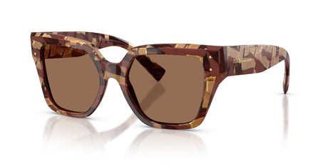 Dolce & Gabbana 0DG4471 346273 52 Pearl Havana Brown/ Dark Brown