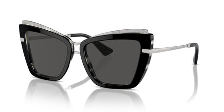 Dolce & Gabbana 0DG4472 337287 54 Black On Zebra/ Dark Grey