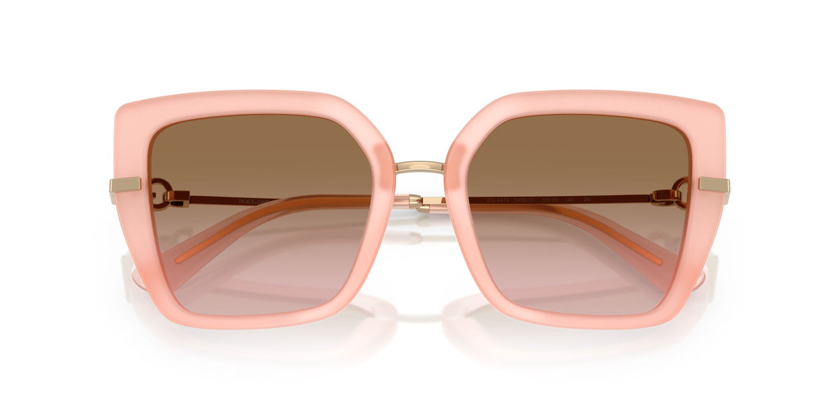 Dolce & Gabbana 0DG4474 343611 53 Milky Pink/ Pink Gradient Grey