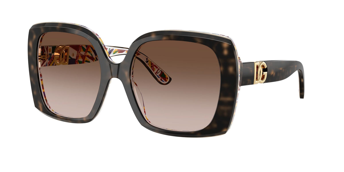 Dolce & Gabbana  0DG4475 321713 56 Havana On White Barrow/ Brown Gradient