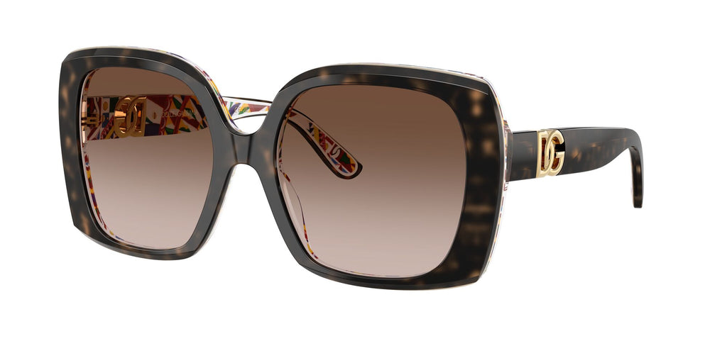 Dolce & Gabbana  0DG4475 321713 56 Havana On White Barrow/ Brown Gradient