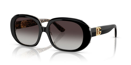 Dolce & Gabbana  0DG4476 32998G 56 Top Black On Leo Brown/ Grey Gradient