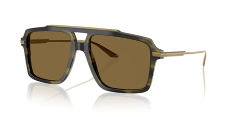 Dolce & Gabbana  0DG4477 3447S7 56 Striped Olive/ Brown
