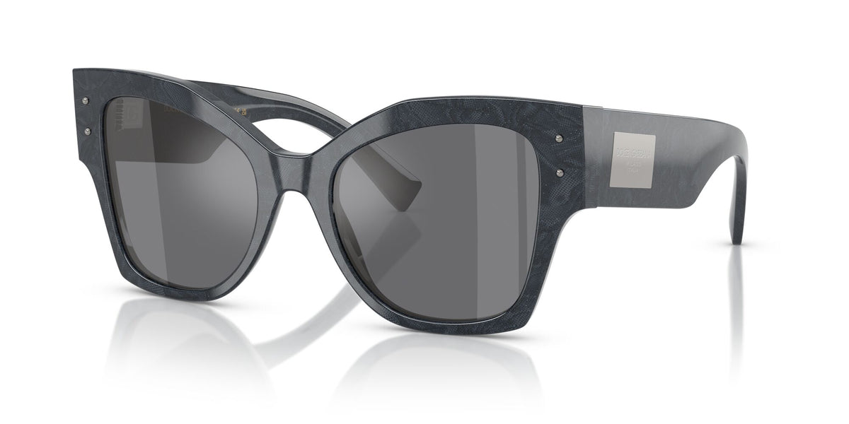 Dolce & Gabbana  0DG4478F 34416V 53 Grey Lace/ Dark Grey Flash Silver
