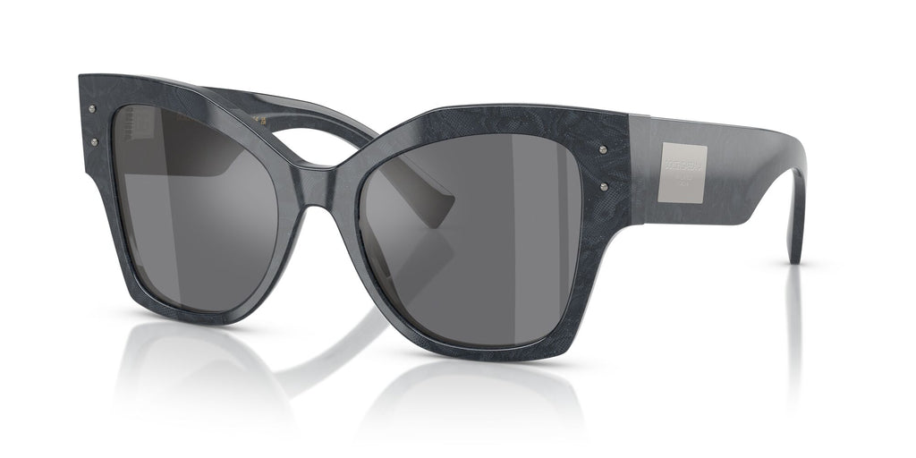 Dolce & Gabbana  0DG4478F 34416V 53 Grey Lace/ Dark Grey Flash Silver