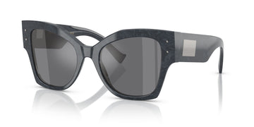 Dolce & Gabbana  0DG4478F 34416V 53 Grey Lace/ Dark Grey Flash Silver