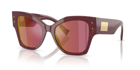 Dolce & Gabbana  0DG4478F 3442D0 53 Bordeaux Lace/ Dark Violet Mirror Red