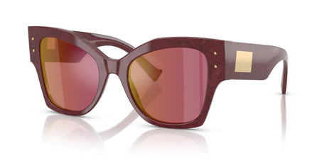 Dolce & Gabbana  0DG4478 3442D0 53 Bordeaux Lace/ Dark Violet Mirror Red