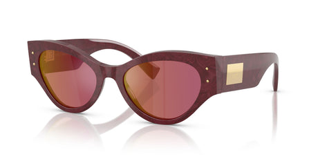Dolce & Gabbana  0DG4480F 3442D0 53 Bordeaux Lace/ Dark Violet Mirror Red